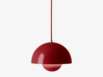 &TRADITION - FLOWERPOT VP1 VERMILION RED set - Metal pendant lamp by In Stock - view 2
